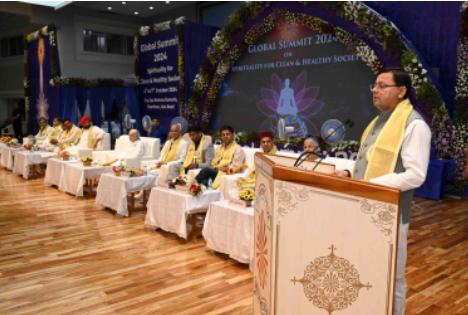 मुख्यमंत्री श्री पुष्कर सिंह धामी ने राजस्थान के माउंट आबू स्थित प्रजापिता ब्रह्माकुमारीज ईश्वरीय विश्विद्यालय द्वारा आयोजित ’ग्लोबल समिट2024’ में प्रतिभाग किया।